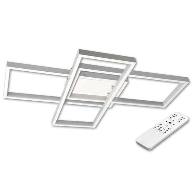 LED design plafondlamp - 72W - CCT - Met afstandsbediening - Wit LED design plafondlamp - 72W - CCT - Met afstandsbediening - Wit